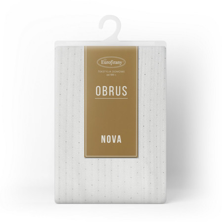 OBRUS ELLEN 140 X 220 CM BIAŁY