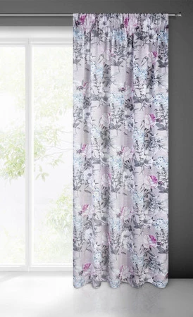 ZASŁONA GOTOWA HONEY NA TAŚMIE 140 X 270 CM RÓŻOWY