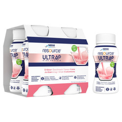 Zestaw 4x Resource Ultra + Strawberry 4 x 200ml