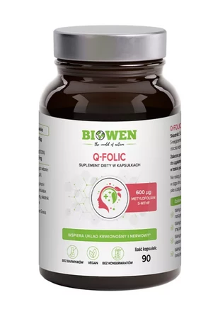 Q-FOLIC 90 KAPSUŁEK - HEMPKING (BIOWEN)