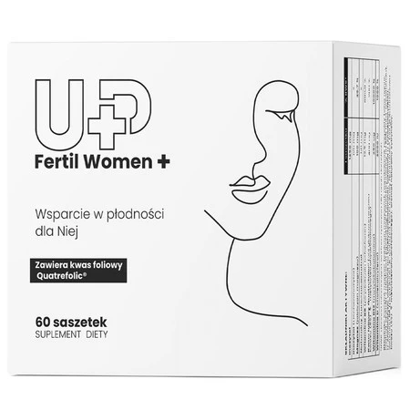 UP Heatlh Fertil Women+ suplement diety dla wsparcia płodności kobiet 60 saszetek
