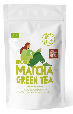 DIET-FOOD HERBATA ZIELONA MATCHA BIO 100 g