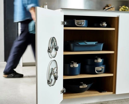 JJ-Patelnia 24cm ze składanym uchwytem Space