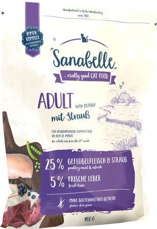 BOSCH Sanabelle ADULT Ostrich Struś 400g