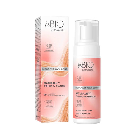 Naturalny toner w piance Brzoskwiniowy Blond 120ml