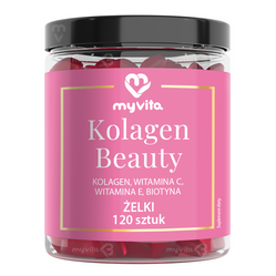 MyVita Żelki Kolagen Beauty naturalne żelki z pektyny cytrusowej 120 żelek