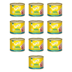 Zestaw 10x WOW CAT Huhn Garnelen - kurczak z krewetkami dla dorosłych kotów (200g)