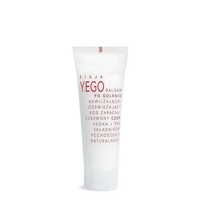 Ziaja Yego, Nawilżająco-odświeżający balsam po goleniu Czerwony Cedr 80ml
