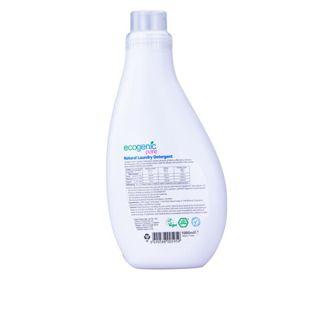 Ecogenic Pure, Hipoalergiczny płyn do prania, bezzapachowy, 1000 ml