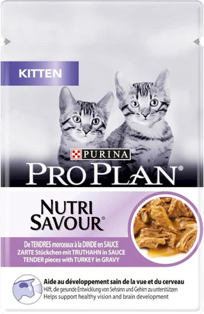 PURINA Pro Plan Kitten Junior NutriSavour Indyk 85g