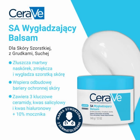 CeraVe SA – Wygładzający Balsam do ciała – 340 g