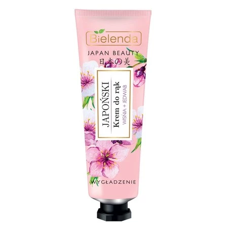 Bielenda Japan Beauty Japoński krem do rąk Wiśnia + Jedwab 50ml