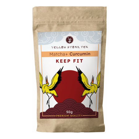 Yellow Stork Tea Matcha+ Curcumin zielona herbata 50g