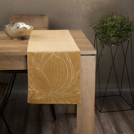 OBRUS BLINK 12 35 X 180 CM ZŁOTY