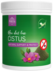 Pokusa Cistus Czystek na pasożyty i kleszcze - suplement dla psa i kota - 500g