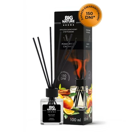 Dyfuzor Zapachowy POMARAŃCZA CYNAMON 100ml
