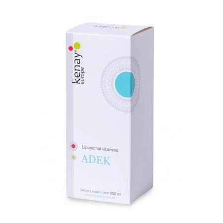 Liposomalne witaminy ADEK - wit. A + D3 + E + K2 MK7 (250 ml)