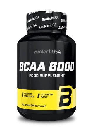 BioTech USA BCAA 6000 Aminokwasy 100 tabl.