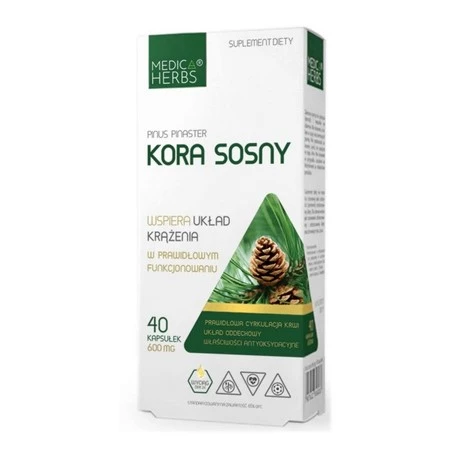 Medica Herbs Kora Sosny 40 kaps