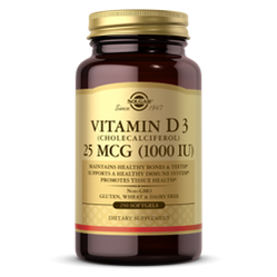 Witamina D3 1000 IU 25 mcg (250 kaps.)