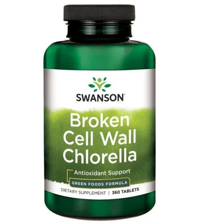 Swanson Chlorella 500 Mg wsparcie oczyszczenia organizmu 360 tabl.