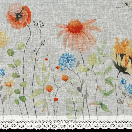 Firana gotowa Nati na Taśmie 150 x 30 cm, Biały