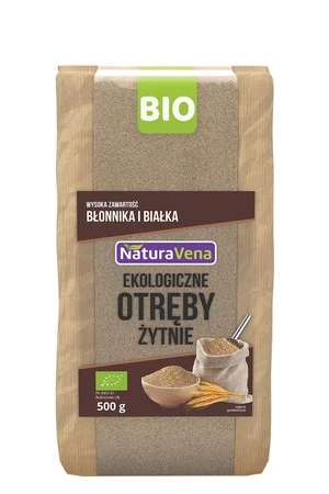 OTRĘBY ŻYTNIE BIO 500 g - NATURAVENA