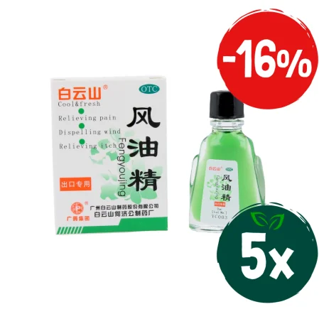 Zestaw: 5x Meridian − Olejek Fengyoujing (narcyzowy) − 3 ml