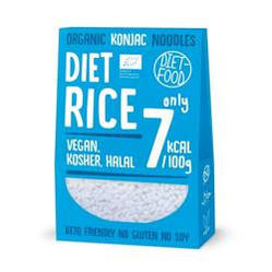 DIET-FOOD Makaron Konjac Shirataki Rice bezglutenowy Bio 385g (300g)