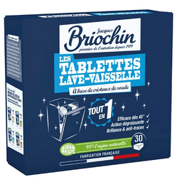 BRIOCHIN TABLETKI DO ZMYWAREK SILNIE ODTŁUSZCZAJĄCE ECO (30 szt.)
