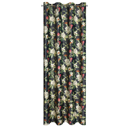ZASŁONA GOTOWA ALEA 140 X 250 CM CZARNY