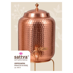 SATTVA (AYURVEDA) MIEDZIANY BANIACZEK NA WODĘ 5 L
