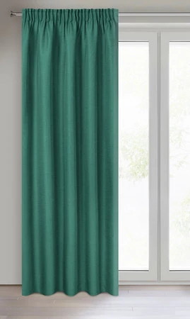 ZASŁONA GOTOWA STYLE NA TAŚMIE 140 X 270 CM ZIELONY