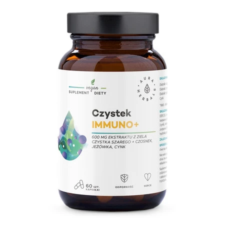  Aura Herbals Czystek Immuno+ 60 kaps.