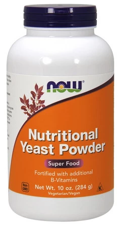 NOW Foods Nutritional Yeast Powder Drożdże Odżywcze 284 g