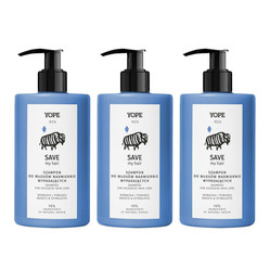 Zestaw: 3x Yope Men - Save My Hair Szampon do włosów nadmiernie wypadajacych 300ml