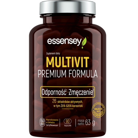 Essensey Multivit Premium Formula na odporność i zmęczenie 90 kaps.