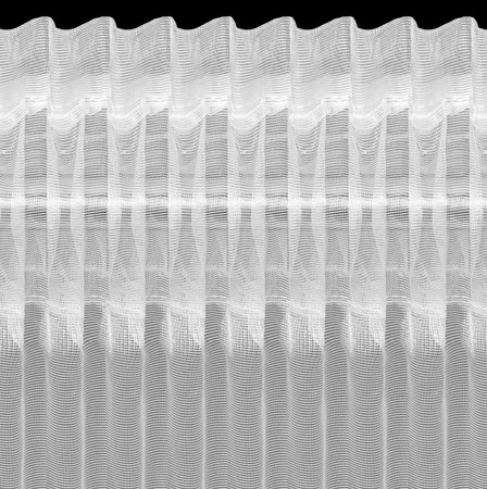 FIRANA GOTOWA ELIZA NA TAŚMIE 300 X 145 CM BIAŁY