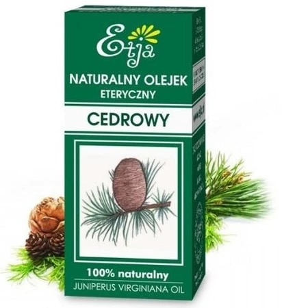 Etja - Naturalny olejek eteryczny. Cedrowy - 10 ml