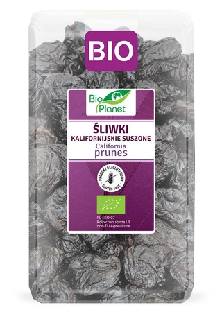 ŚLIWKI KALIFORNIJSKIE BEZ PESTEK BEZGLUTENOWE BIO 1 kg - BIO PLANET