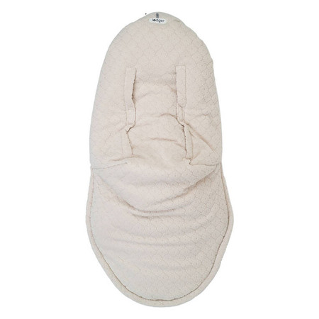 Lodger Polarowy zimowy śpiworek do wózka jasnobeżowy Fleece Birch