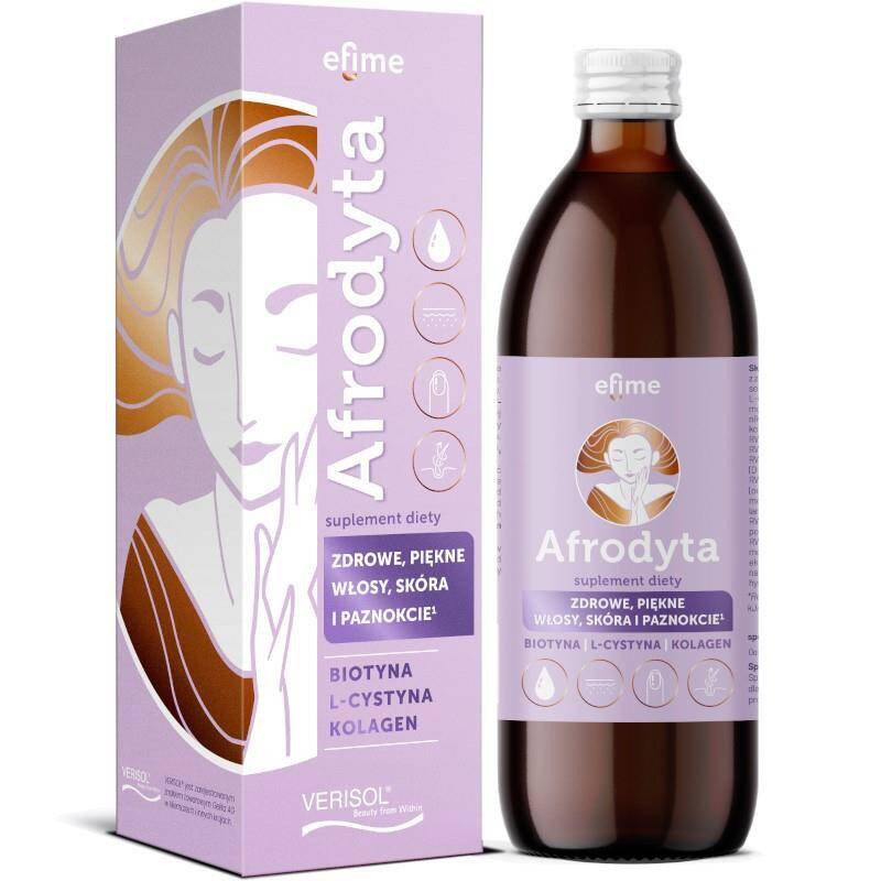 Afrodyta Efime Zdrowe, piękne włosy i skóra 500 ml - Nabea.pl