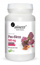 Pau d’Arco (sproszkowana kora Lapacho) 500mg x 100 vege caps