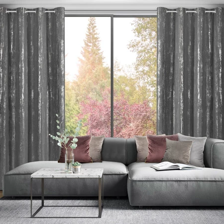 ZASŁONA GOTOWA LIBI 140 X 250 CM GRAFITOWY