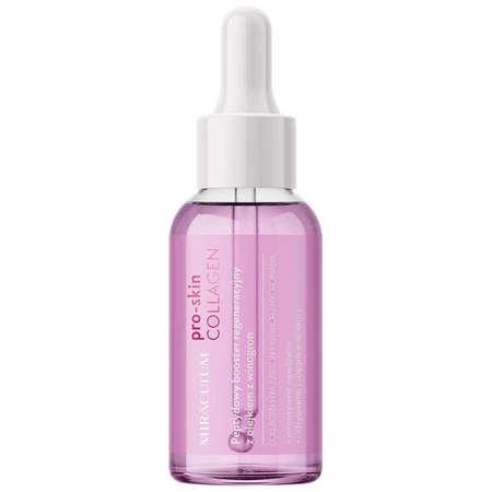 Miraculum Collagen Pro-Skin Peptydowy Booster regeneracyjny z olejkiem z winogron 30ml