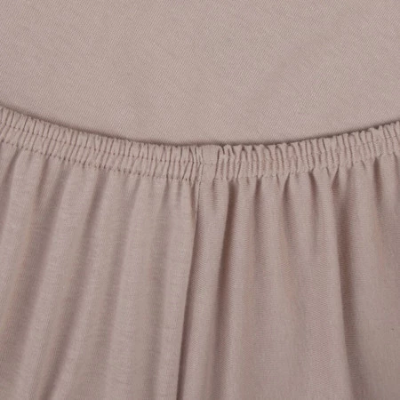 Prześcieradło Jersey3 90 x 200 x 25 cm, Beżowy