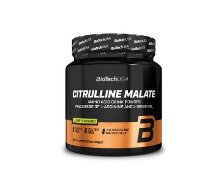 BioTech USA Citrulline Malate Aminokwasy 300g smak limonka