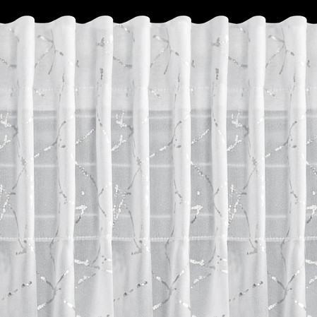 FIRANA GOTOWA ROXI NA TAŚMIE 140 X 270 CM BIAŁY