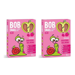 Zestaw: 2x Bob Snail jabłko-malina, 60g