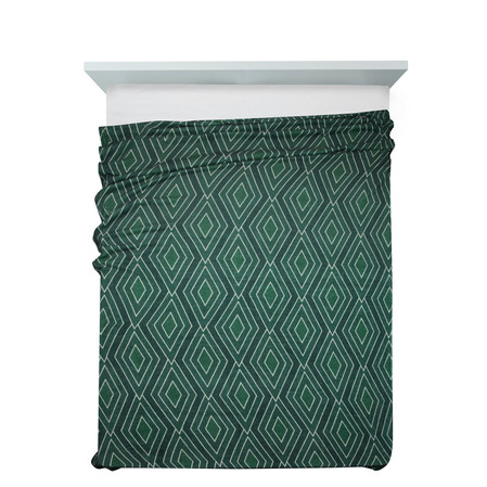 KOC D91 GEO 02 150 X 200 CM ZIELONY